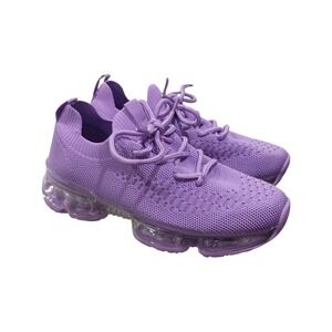 Shoe Show Purple Lace Up girls Athletic Sneakers Low Top US Size 3M